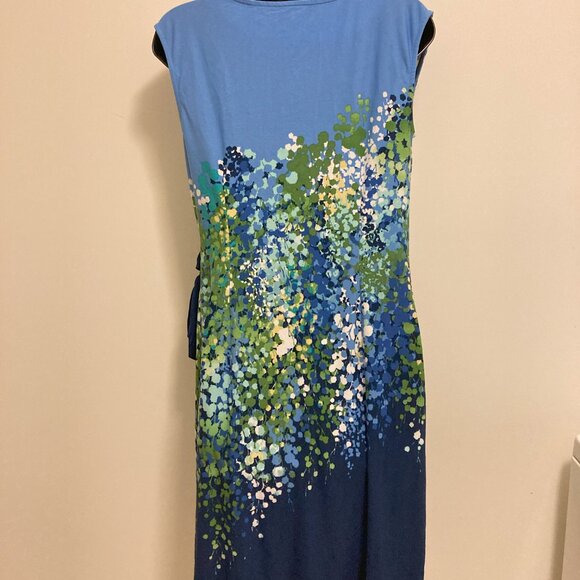 A Line Blue Dress - Picture 3 of 3